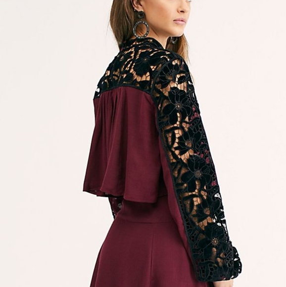 Free People Two Hearts Embroidered Set - Picture 2 of 4